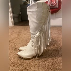 fringe cowgirl boots